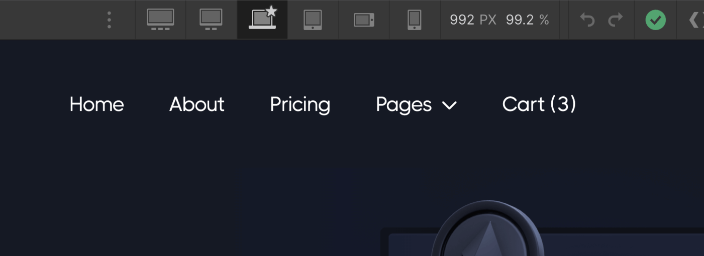Responsive Design - DeFi X Webflow Template