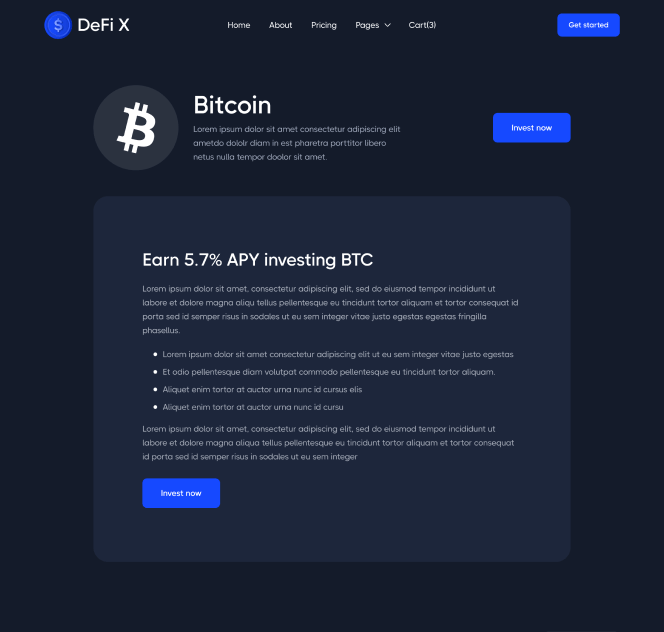 Integration - DeFi X Webflow Template