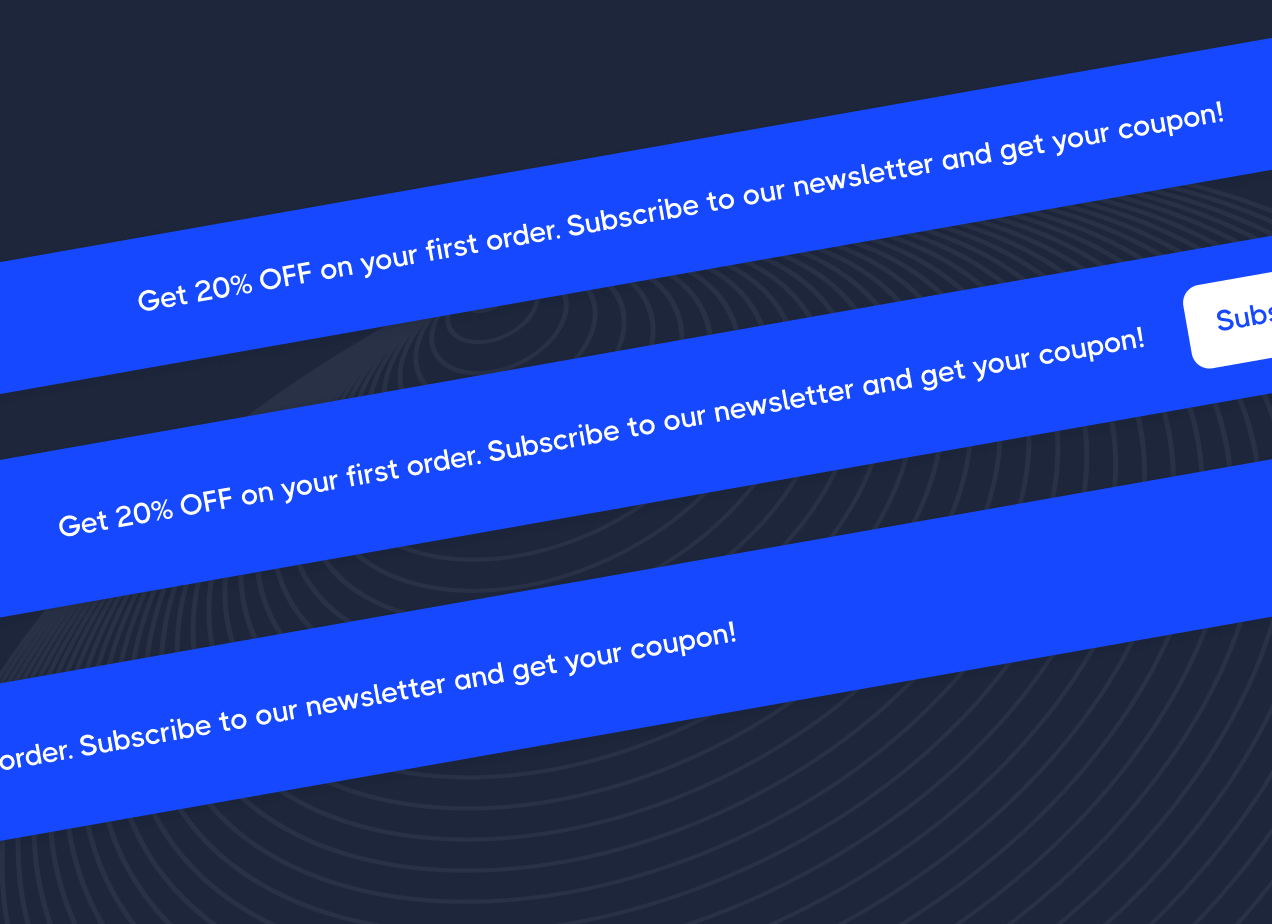 Notification Bars - DeFi X Webflow Template