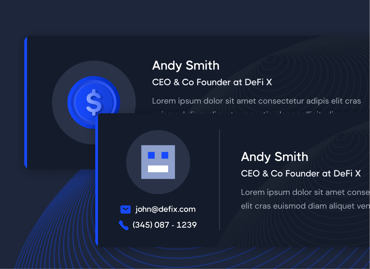 Email Signatures - DeFi X Webflow Template